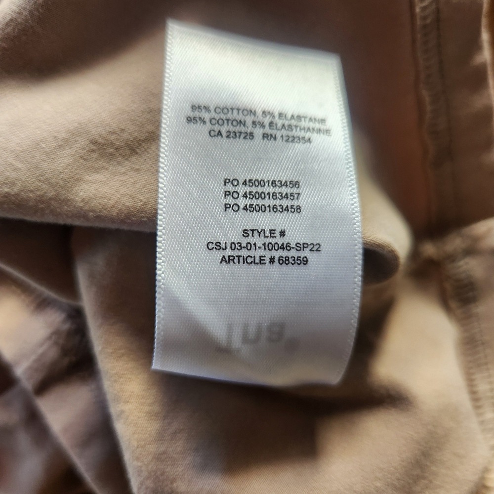 Tna Tank Top Cropped Ribbed Racerback Basic Layering Tan Medium aritzia normcore - Picture 4 of 4